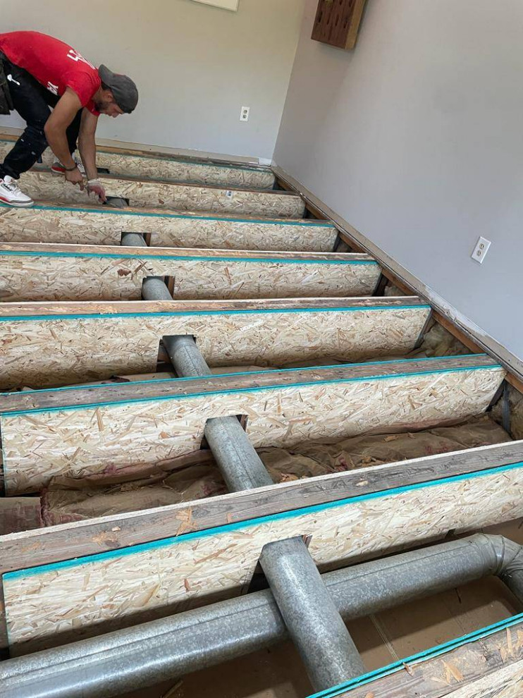 Installation: Hardwood floors & steps