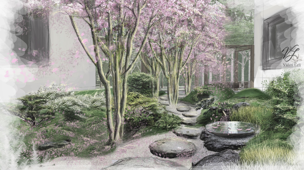 Лесной участок с восточными нотами