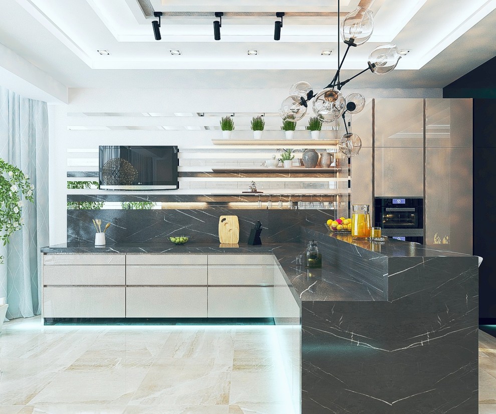 Дизайн кухни в частном домовладении 3