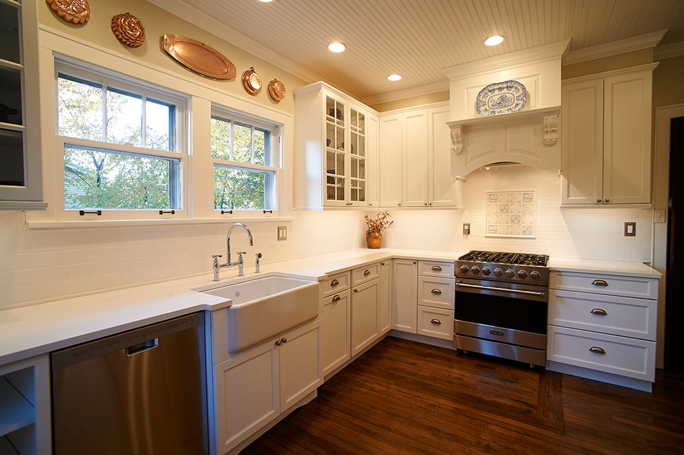 A beautiful white white kitchen in Deerfield