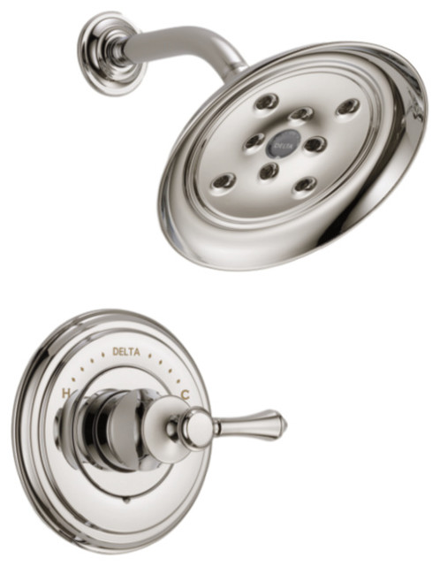 Delta Cassidy Monitor H2Okinetic Shower Trim - Less Handle, Polished Nickel