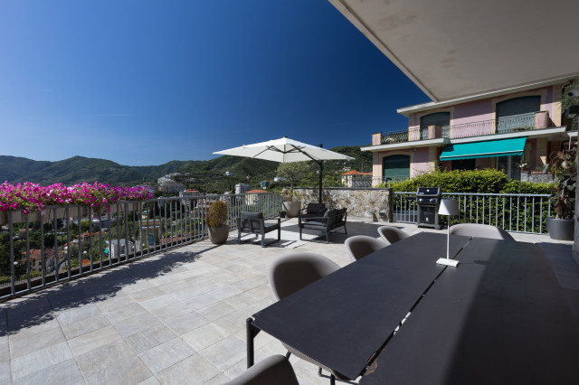 "SLOW SUNSET PARADISETTO" APT in Zoagli contemporary-deck
