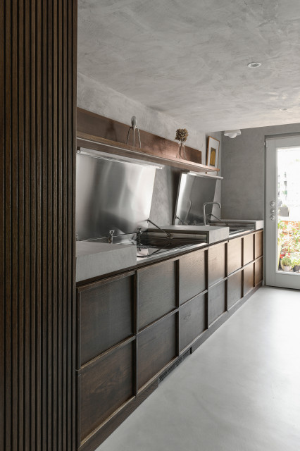 Cucina aperta skandinavisk-koekken