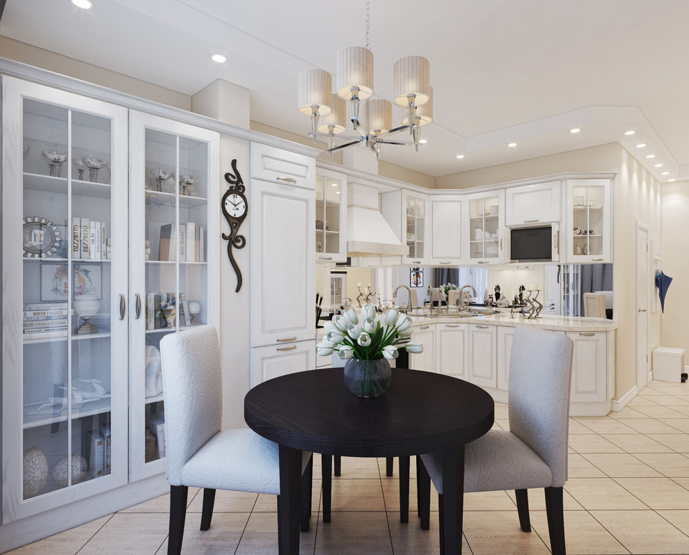 Кухня-столовая "Очарование светлого"