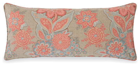 shalini terracotta/slate pillow (15x35)