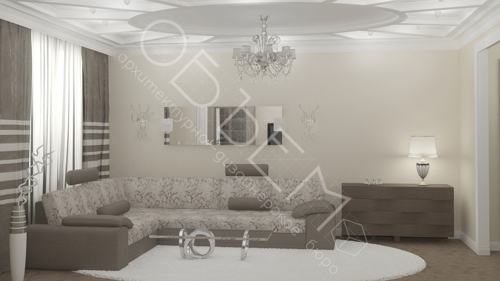 Квартира на Ярцевской улице (гостиная)