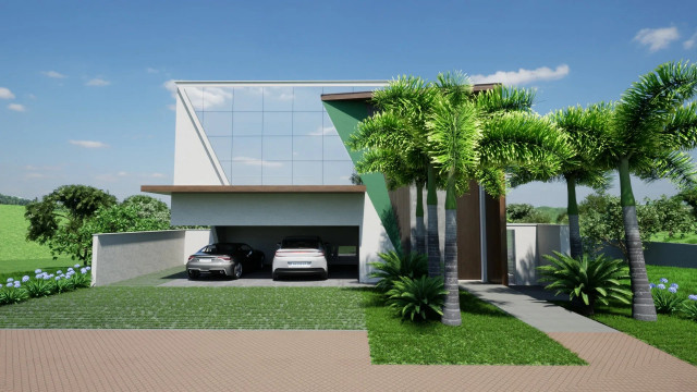 Lais e Reinaldo Residence rendering