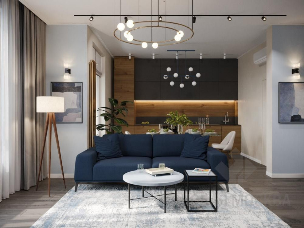 Дизайн-проект 3-комнатной квартиры 85 кв.м в ЖК «Скандинавия»