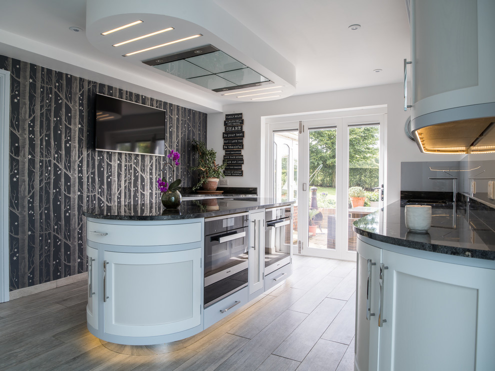 Inspiration for a modern kitchen in Kent.