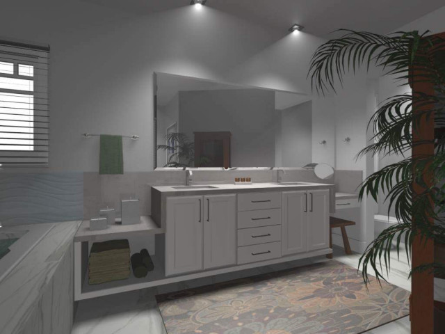 Spa Like En-suite contemporary-bathroom