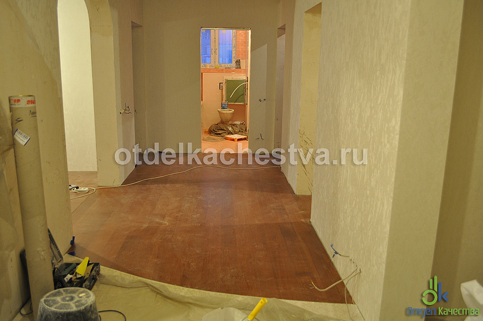 Фотографии "до": Ремонт 4-х комнатной квартиры на пр. Луначарского