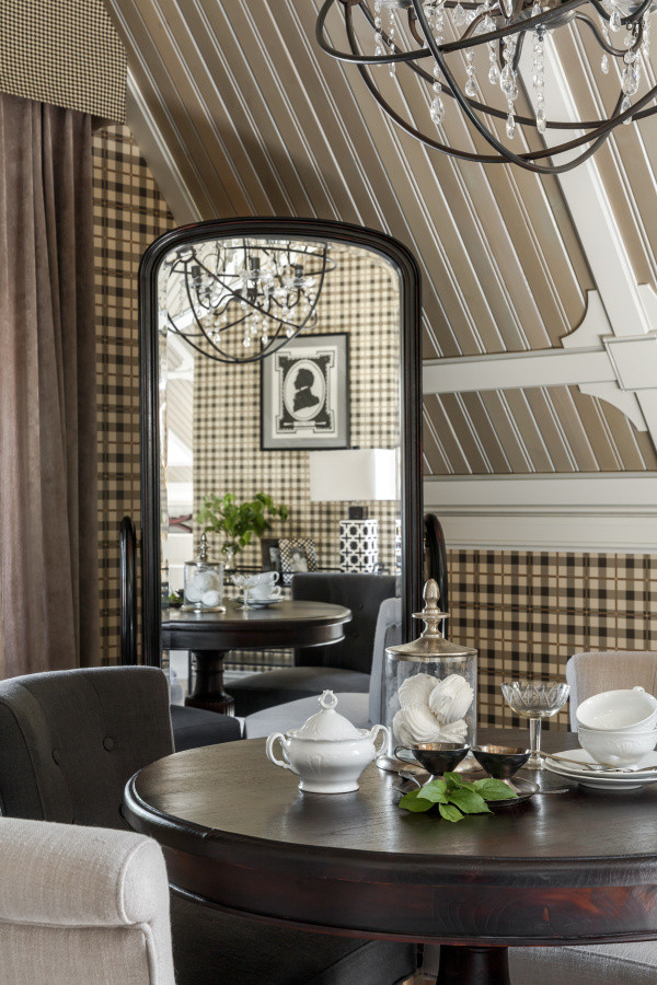 Интерьер дуплекса в поселке Бристоль Московская область. Правое крыло