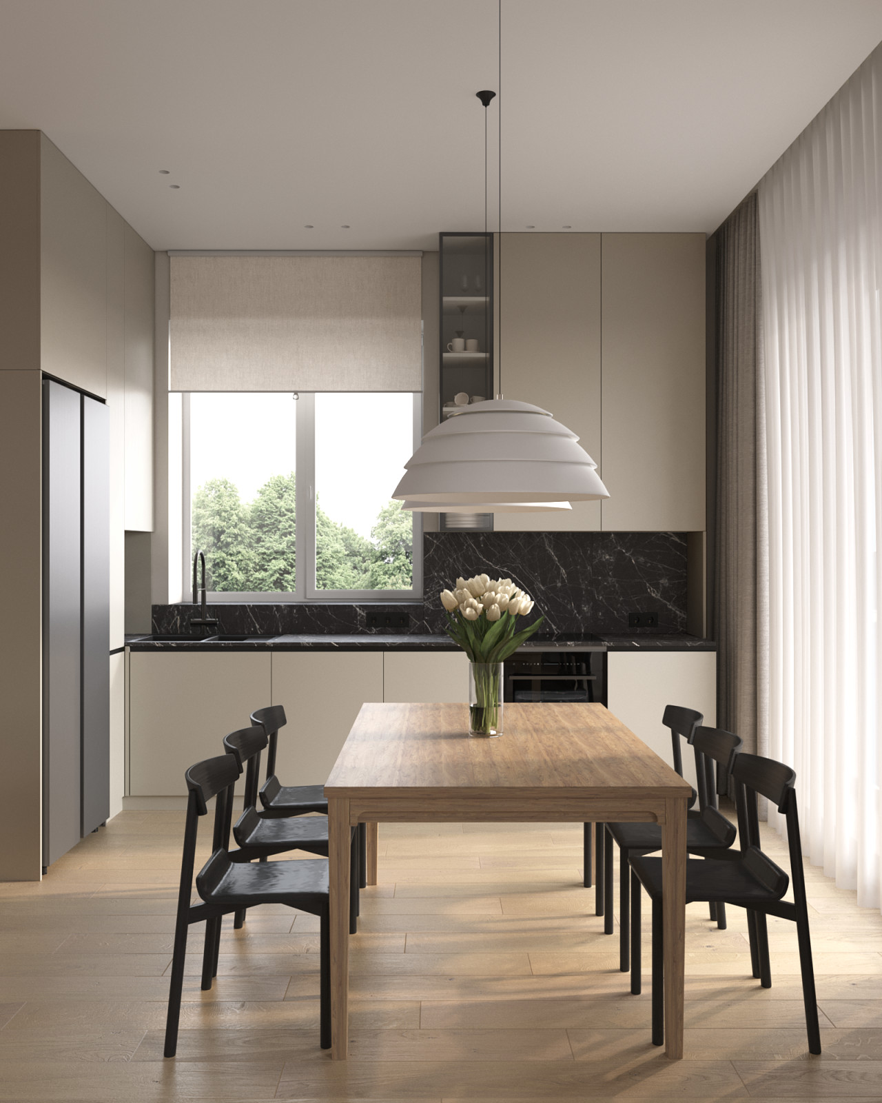 Коттедж в Мытищах, д. Шолохово — современный стиль с элементами минимализма