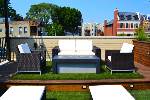 Complementing space contemporary-terrace