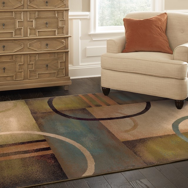 Oriental Weavers Emerson 2231a Geometric Area Rug Brown Gold 1 10 X3 3
