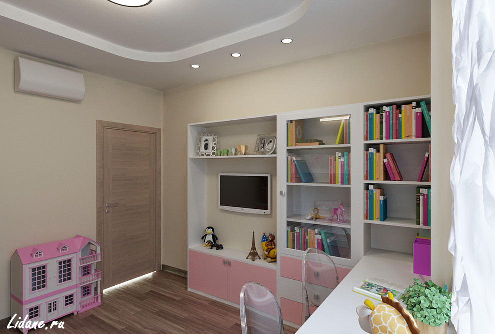 Детская комната для двух сестер. г. Москва.