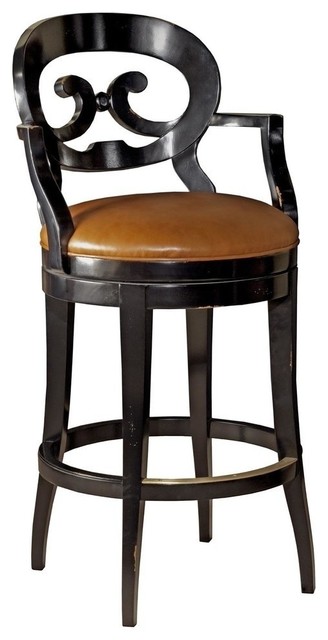 New French Country Swivel Counter Stool