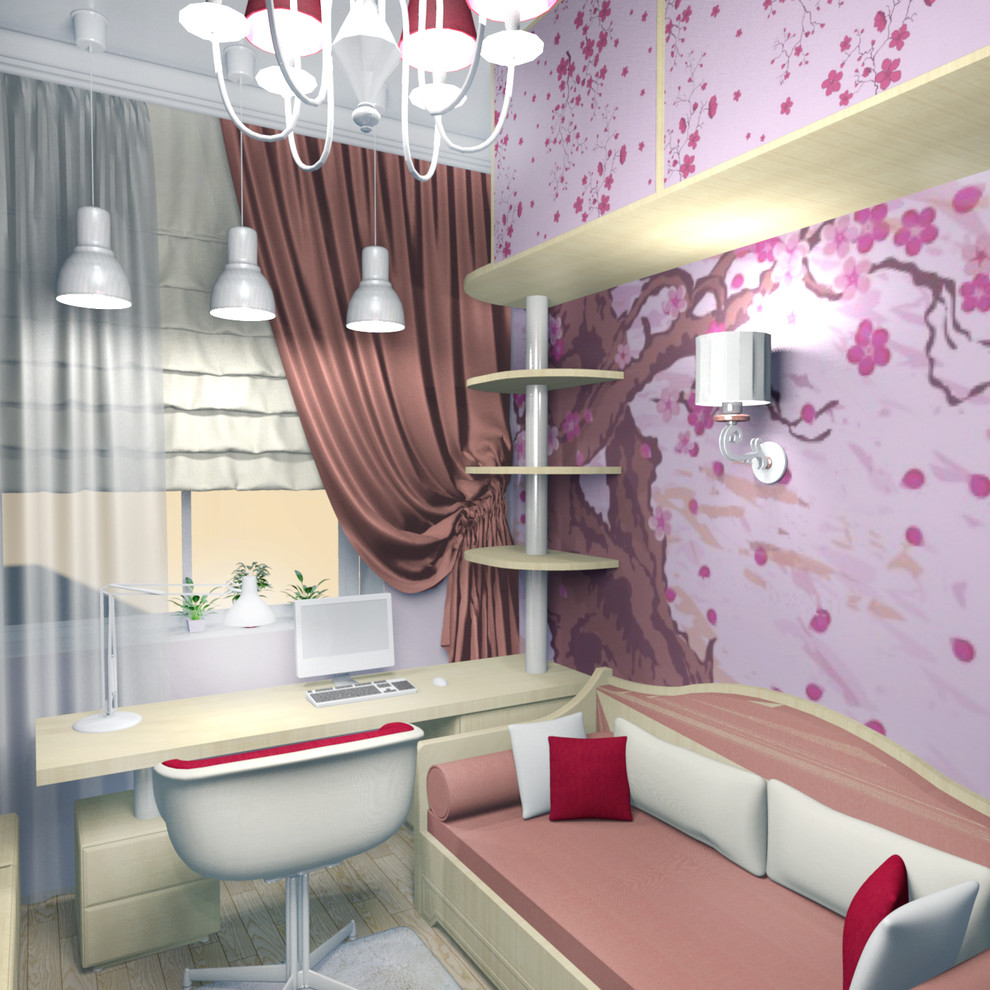 Детская в сиреневых тонах