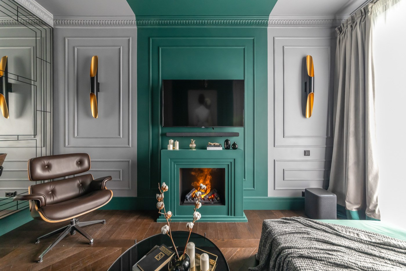 Комната в сталинке: буржуазный ар-деко и сталинский ампир