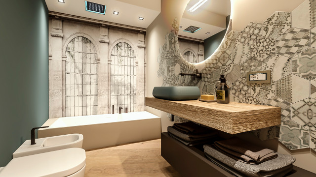 Libeskind modern-badezimmer