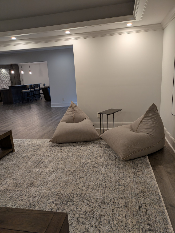Upscale Full  Basement Design, Renovation, & Decor