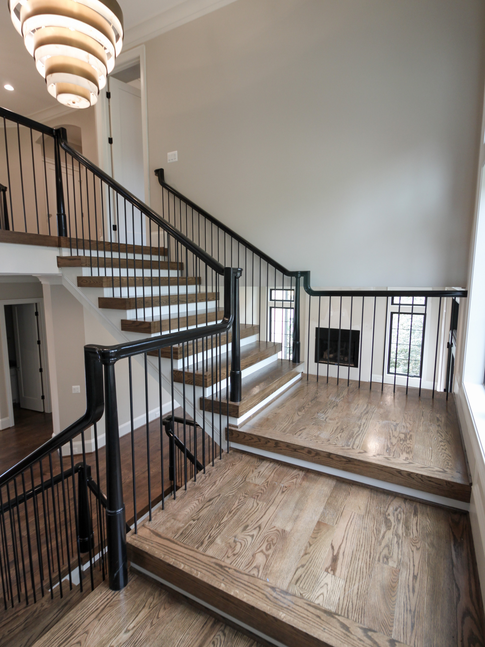 89_Eclectic and Edgy Staircase in French Contemporary Residence, McLean VA 2210