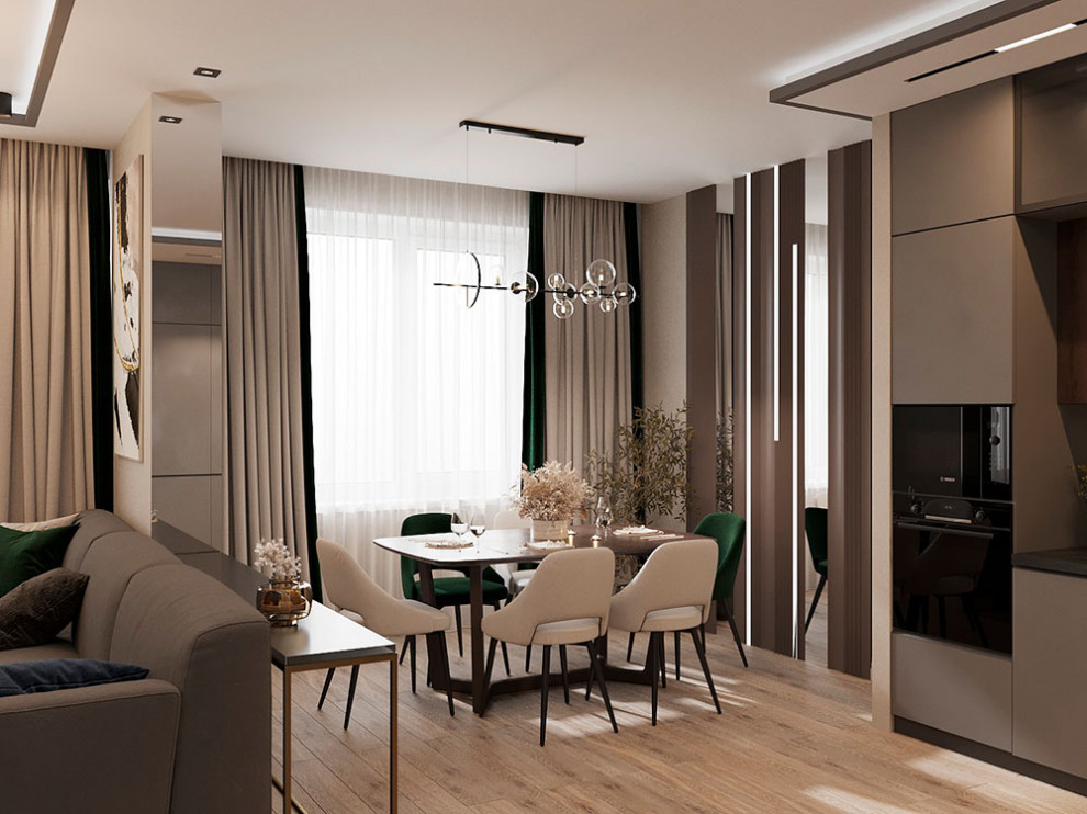 ДИЗАЙН ИНТЕРЬЕРА КВАРТИРЫ В ЖК БАЛТИЙСКИЙ, 118 КВ.М.