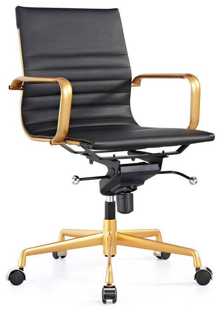 decade modern classic aluminum office chair, set of 2 decade modern classic aluminum office chair, set of 2