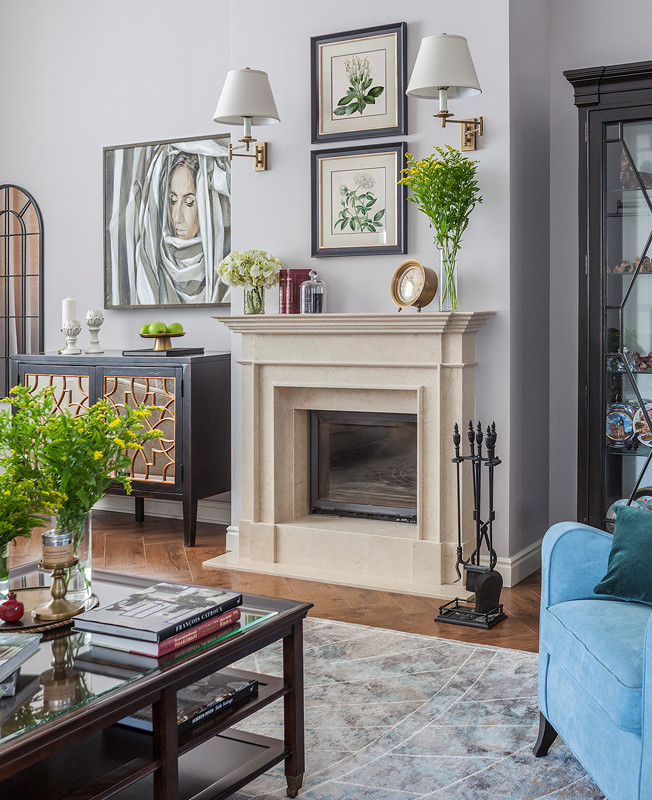 Картины над камином