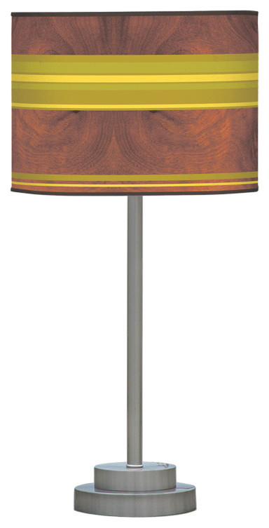 Horizontal Stripey 1 Stem Table Lamp