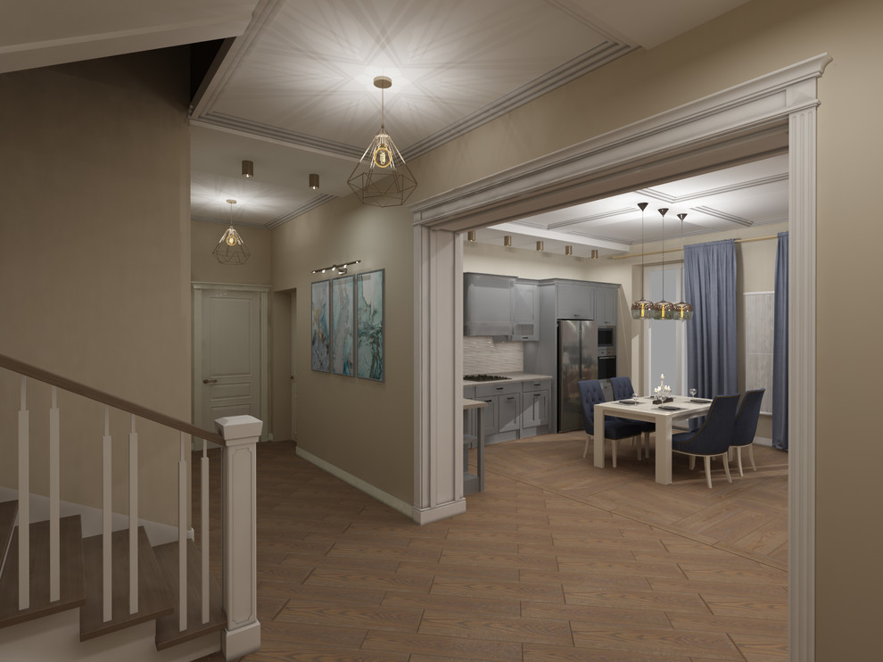 Дизайн-проект интерьеров коттеджа