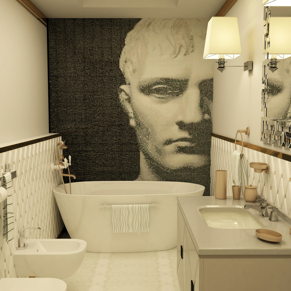 1 комнатная квартира в стиле современный арт деко