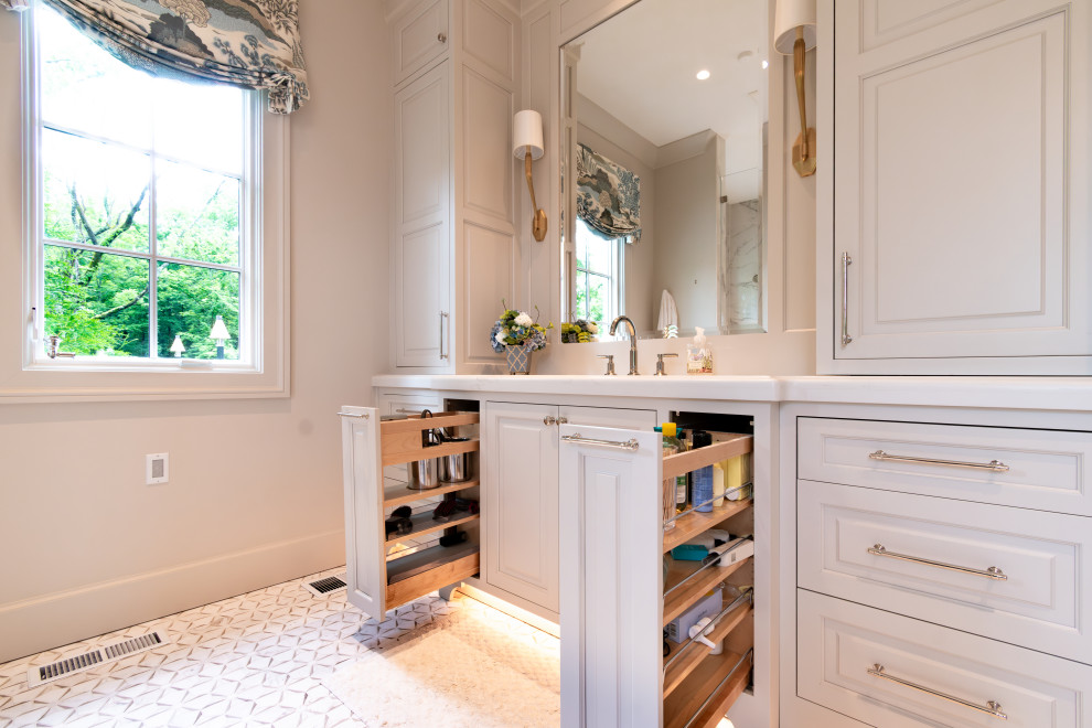 Inspiration for a transitional home design remodel in Cincinnati