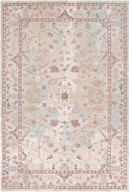 Hand Hooked Classic Nouveau Area Rug CSN-1003, 8'x10' - Mediterranean ...