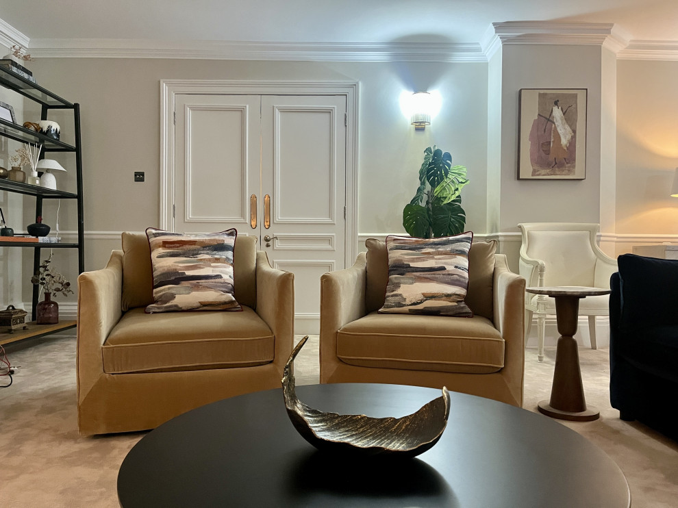 Mayfair Living & Dining Room | Contemporary Elegance