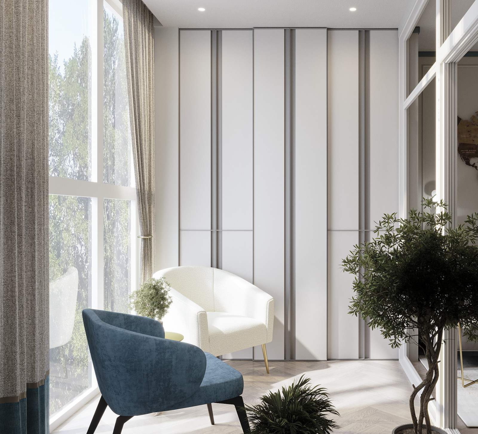 Проект 2х-комнатной квартиры в Мегаполис-парке