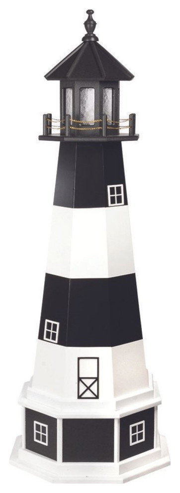 Bodie Island Hybrid Lighthouse, Replica, 3 Foot, Standard, With Base