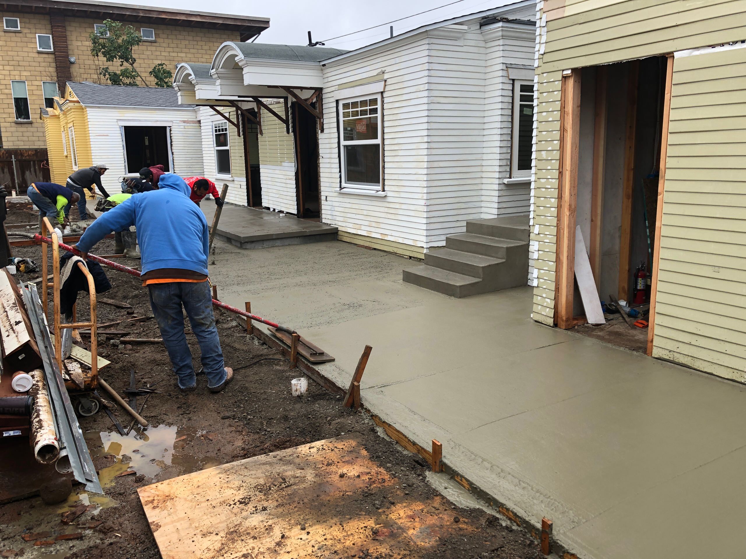 New Concrete Porch and Walkways in North Park