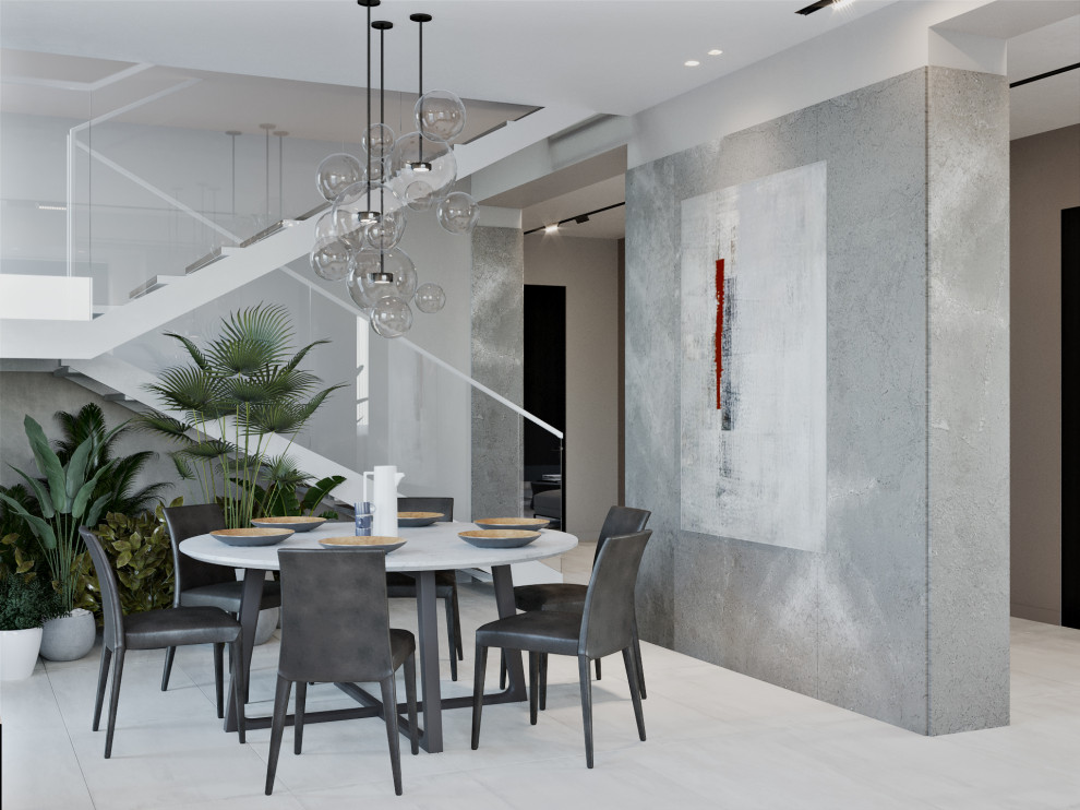 Дом в бежевых тонах