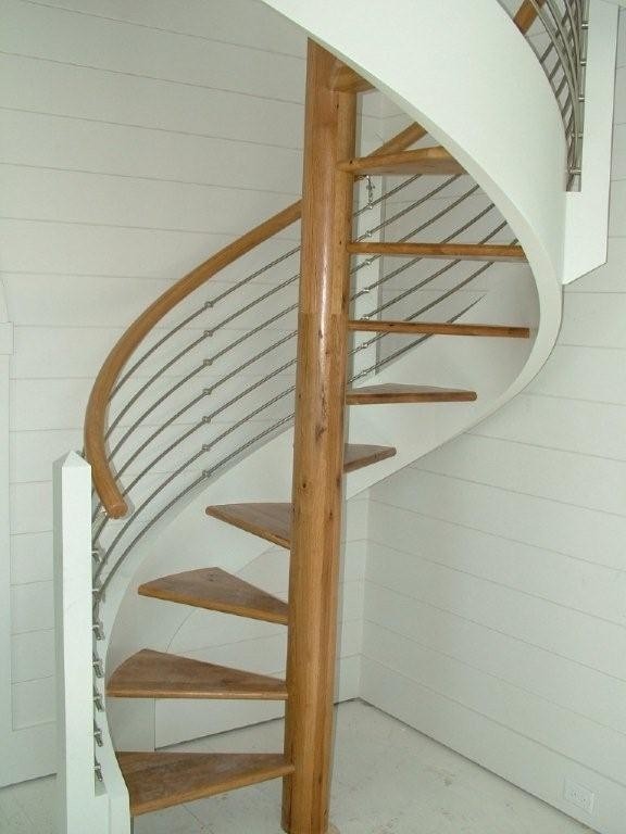 Photo of a contemporary staircase in Santa Barbara.