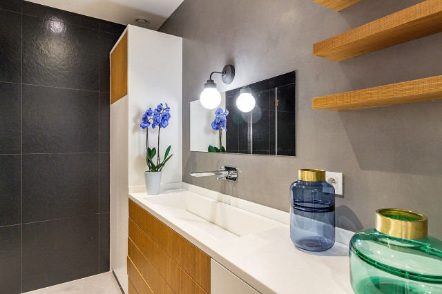 Appartement "D" contemporary-vardagsrum