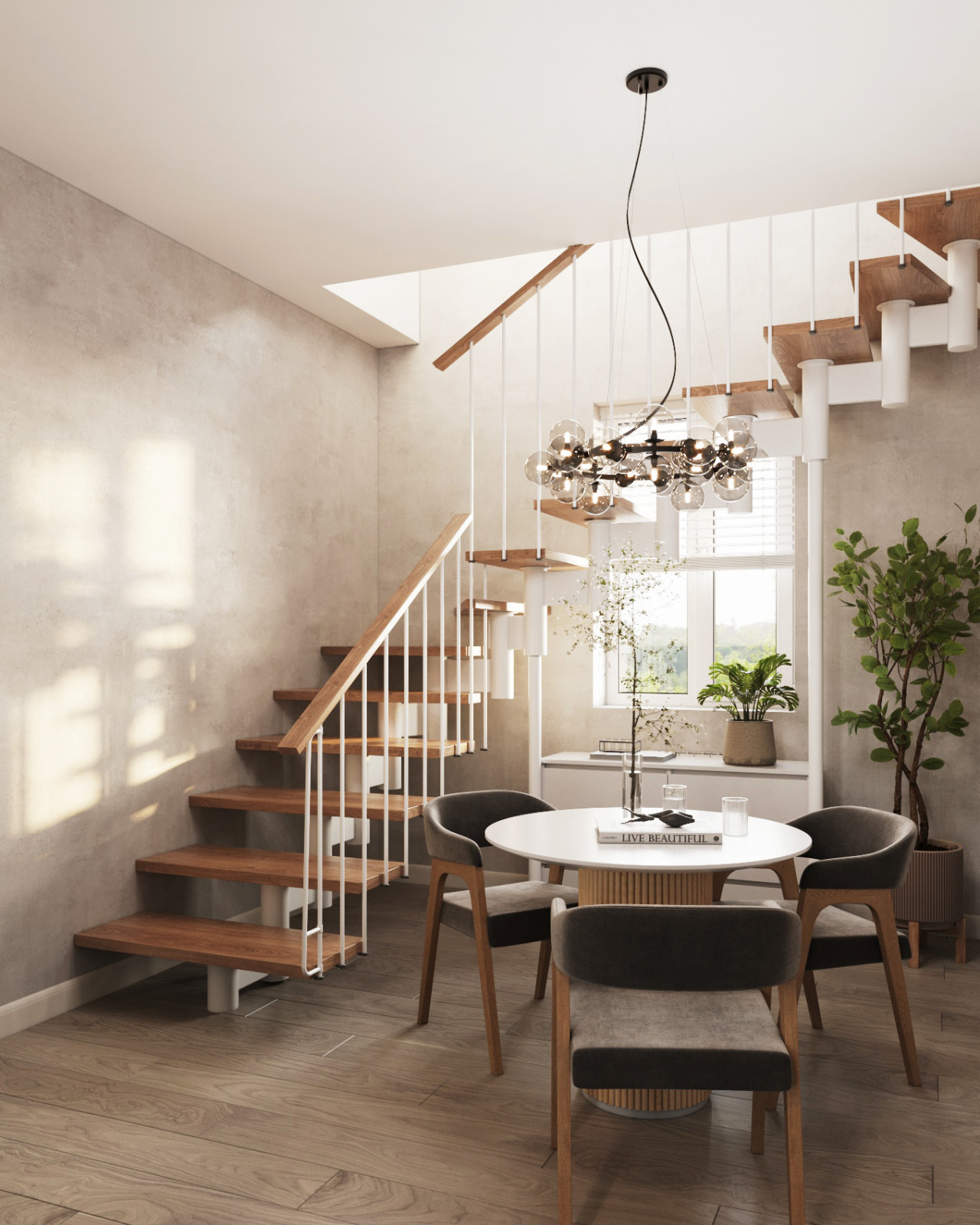 Кухня в оттенках шалфея