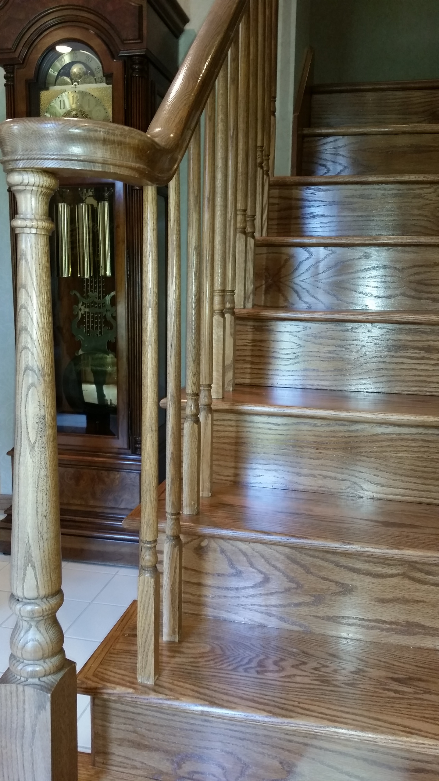 Rebuilt staircase