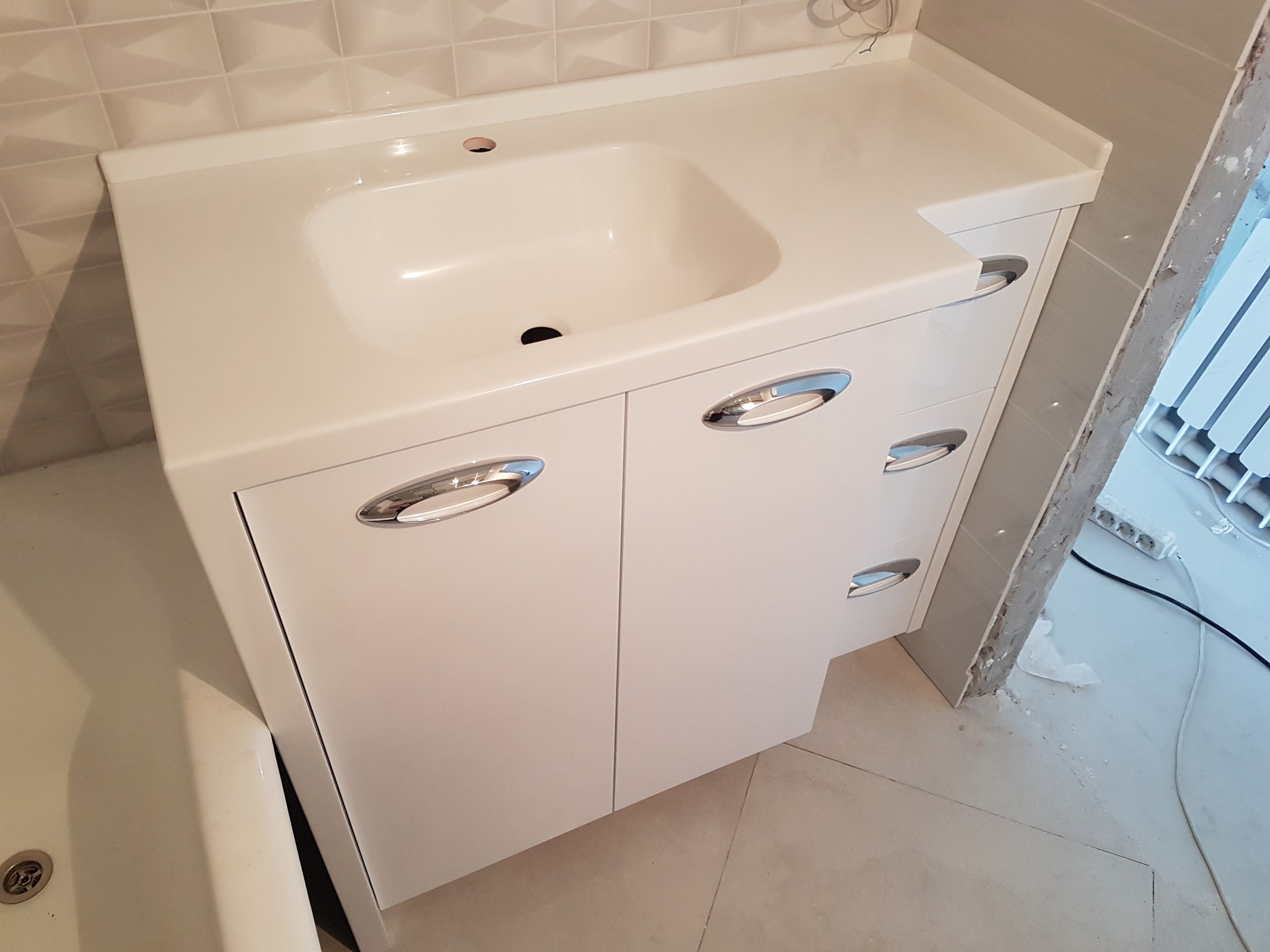 Столешницы в ванную