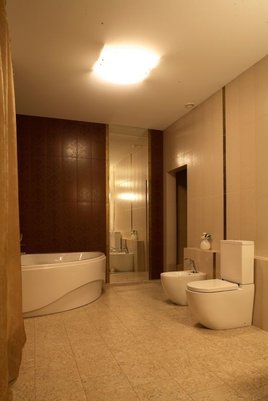 Дизайн интерьера коттеджа в поселке "Галактика"