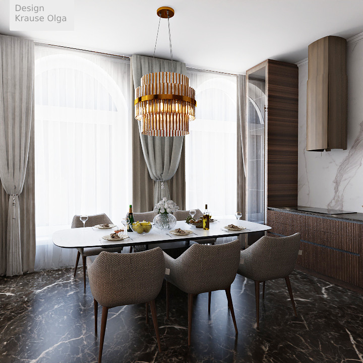 Кухня-гостиная. ЖК  ERA