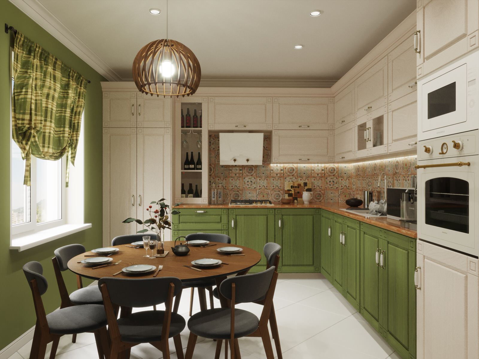 Интерьер жилого дома в классическом стиле