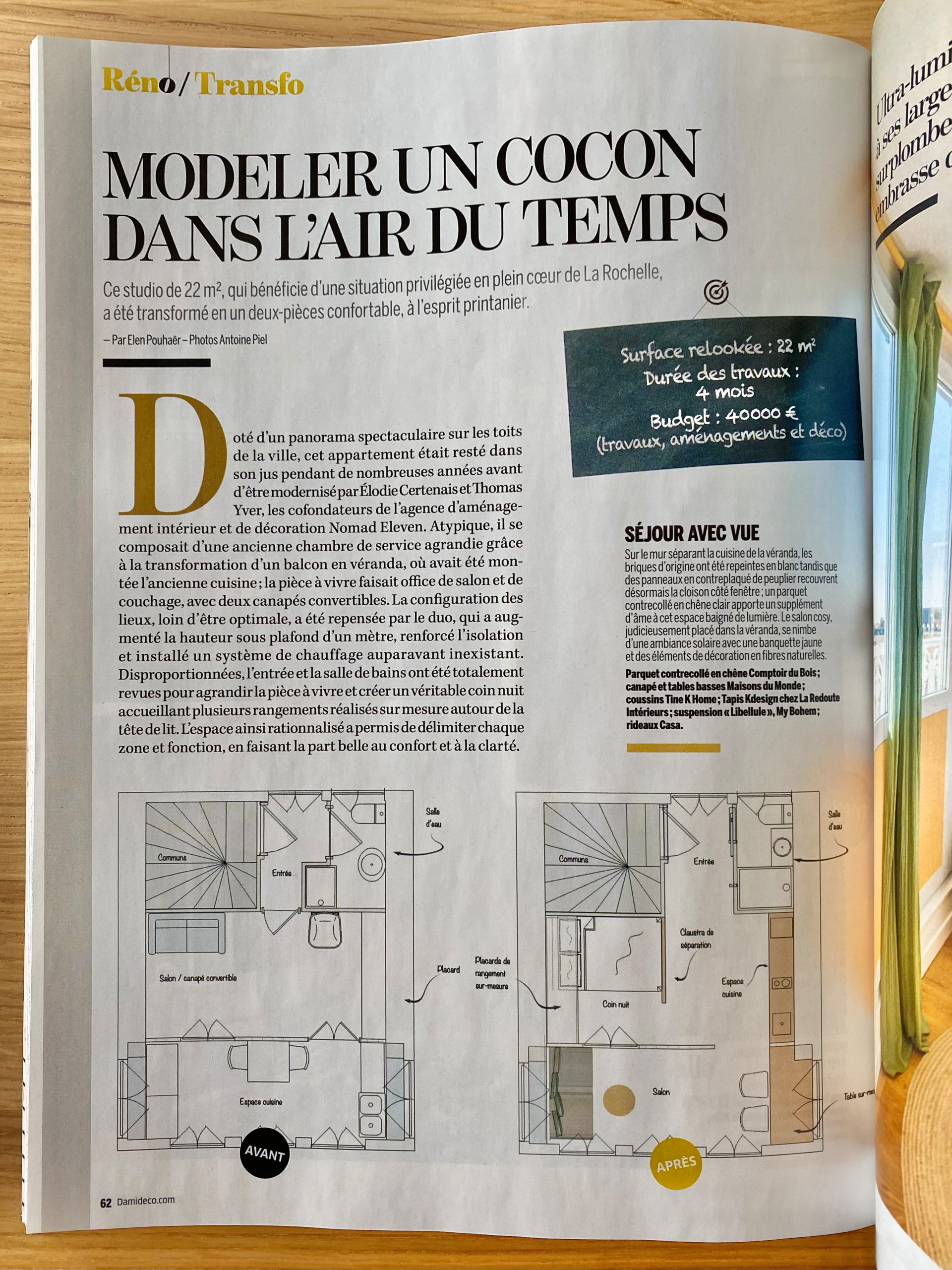rénovation studio La Rochelle