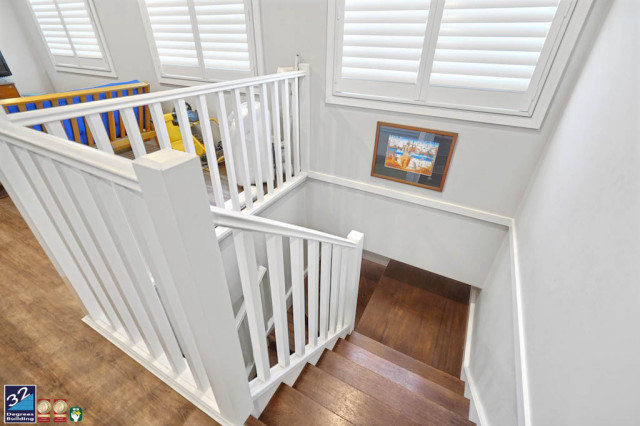 Second Storey Addition - Leumeah moderne-trappe