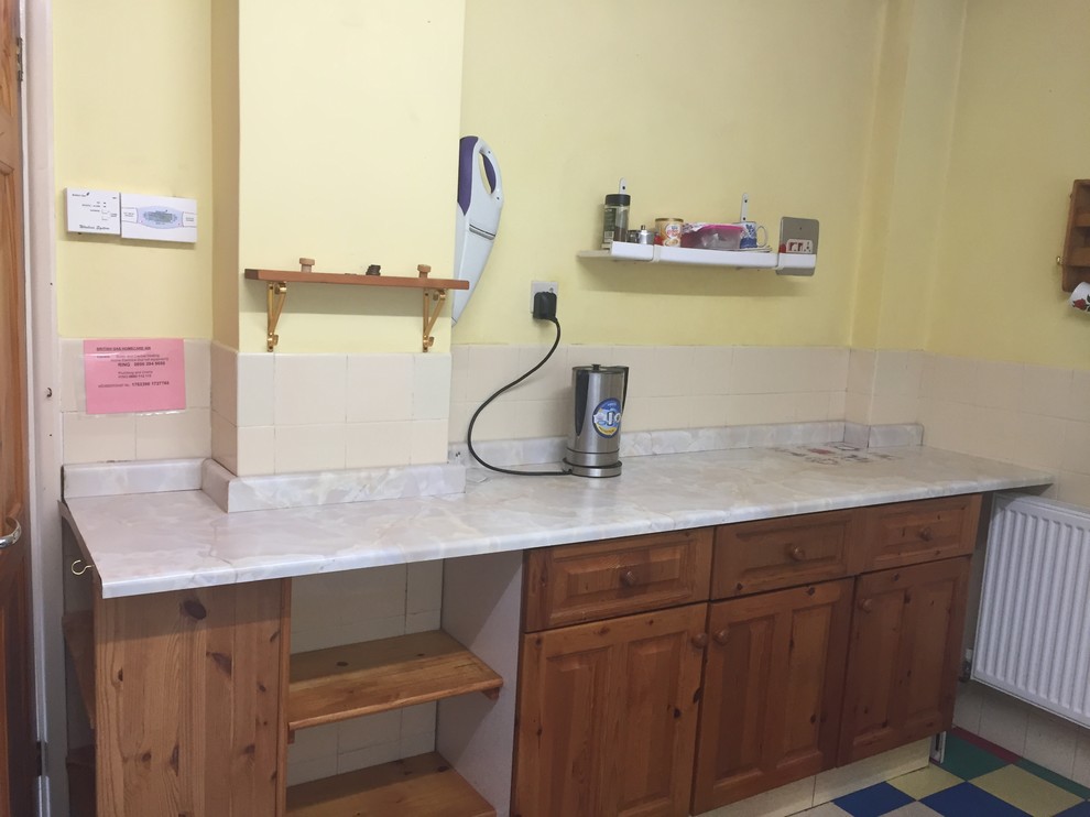 Uneven kitchen wall Houzz UK